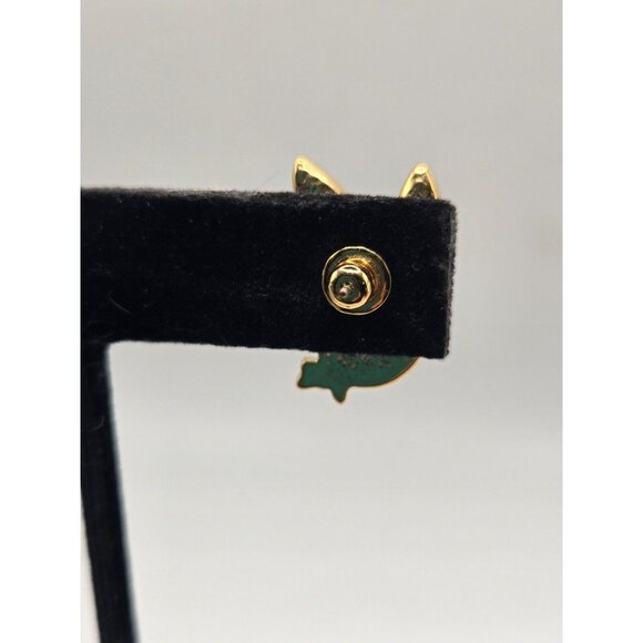 Vintage Playboy bunny earrings with CZ Not worn Nickle Free - Picture 7 of 8